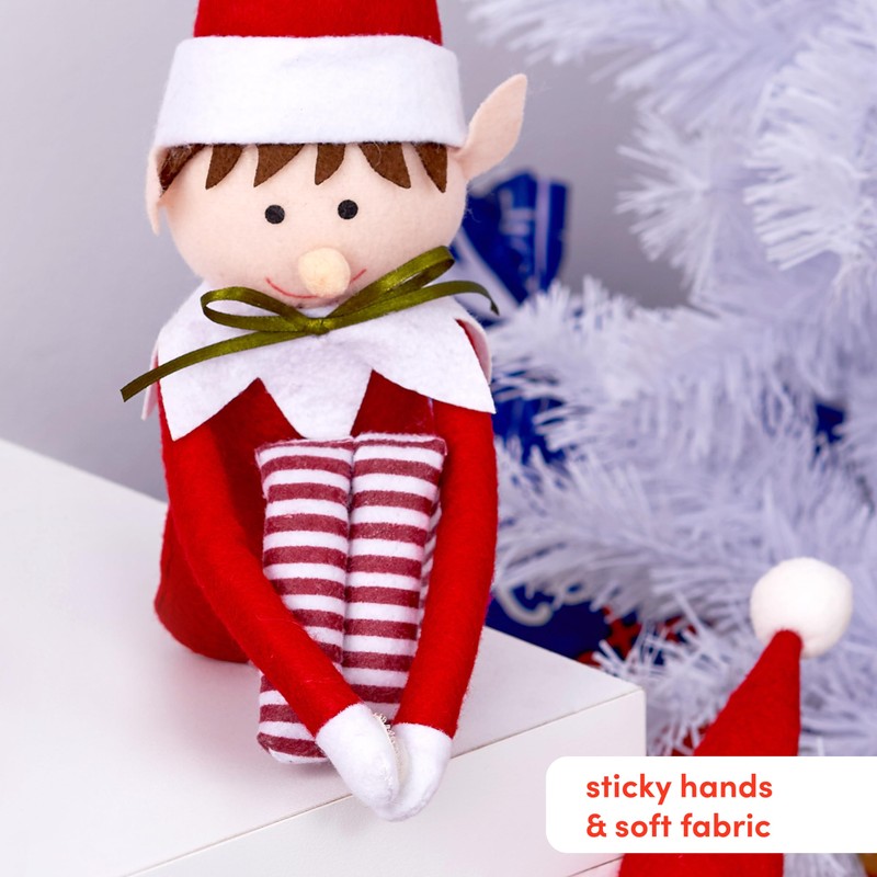 The TWIDDLERS 3 Sitting Gnome Figures for Christmas Made of