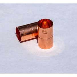 ACR Straight Coupling Copper Fittings for HVAC – 7/8 Inch Line Set Pipe Joint Connectors - Durable Copper Adapter for Air Conditioning & Refrigeration Pipework Split A/C Line Set