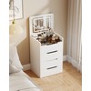 espidoo 3 in 1 Vanity Desk with Mirror: Flip Top
