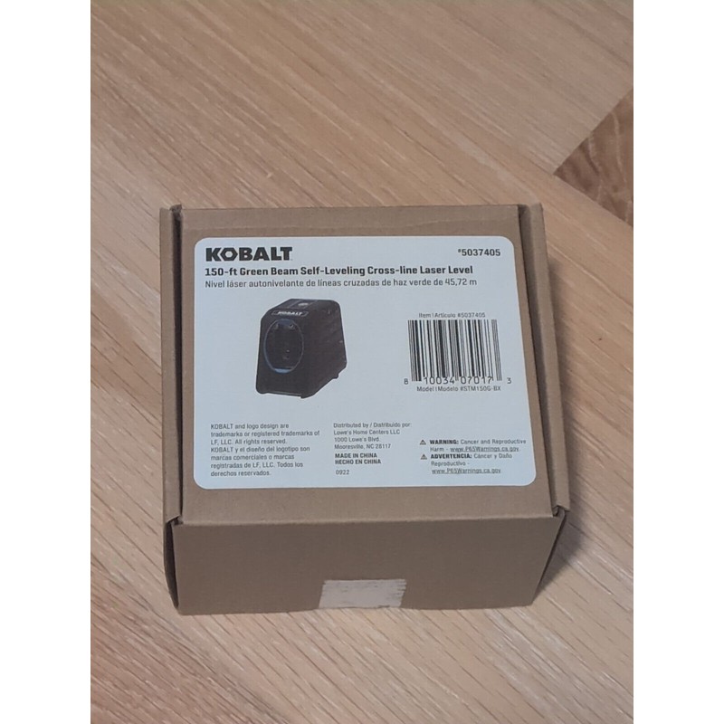Kobalt Brand New Kobalt 150-ft Green Beam Self-Leveling Indoor Cross-line