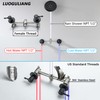 LUOGULIANG 2 Handles Shower Faucet Set (Type 4)