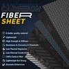 FANCYWING 240X240MM Forged Carbon Fiber Sheet, 4.0MM Thickness Carbon Fiber