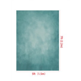 Kate 5x7ft Abstract Backdrops Microfiber Dark Cyan Portrait Background for Photoshoot, for Photography, for Birthday
