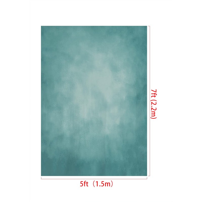 Kate 5x7ft Abstract Backdrops Microfiber Dark Cyan Portrait Background for