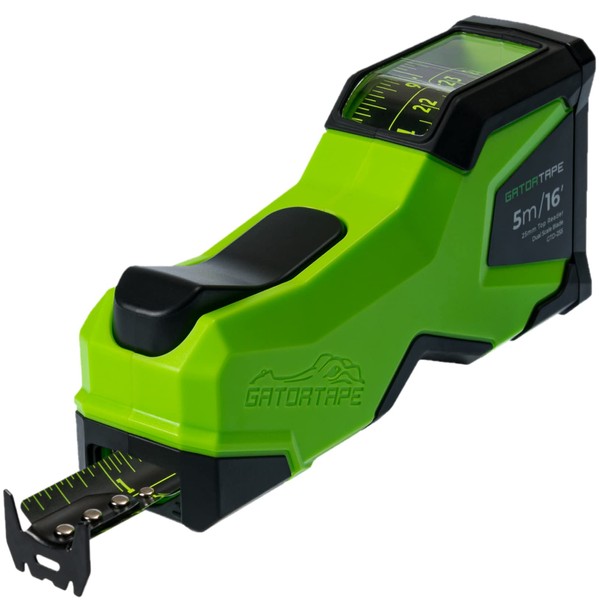 GATORTAPE Class 1 Precision 5m Top Reading Tape Measure 25mm