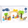 Wooden Christmas Nativity Manger Play Set