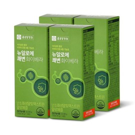 Chong Kun Dang Health New Aloe Kwaebyeon Fibera 14 sachets / 종근당건강  뉴알로에쾌변 화이베라 14포X4통 8주분 알로에겔 수용성식이