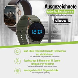 dipos I 6x Schutzfolie matt passend für Kiano Watch Joy 4G LTE Folie Displayschutzfolie, Ultra-Dünn, Case-Friendly, Fingerprint-Kompatibel