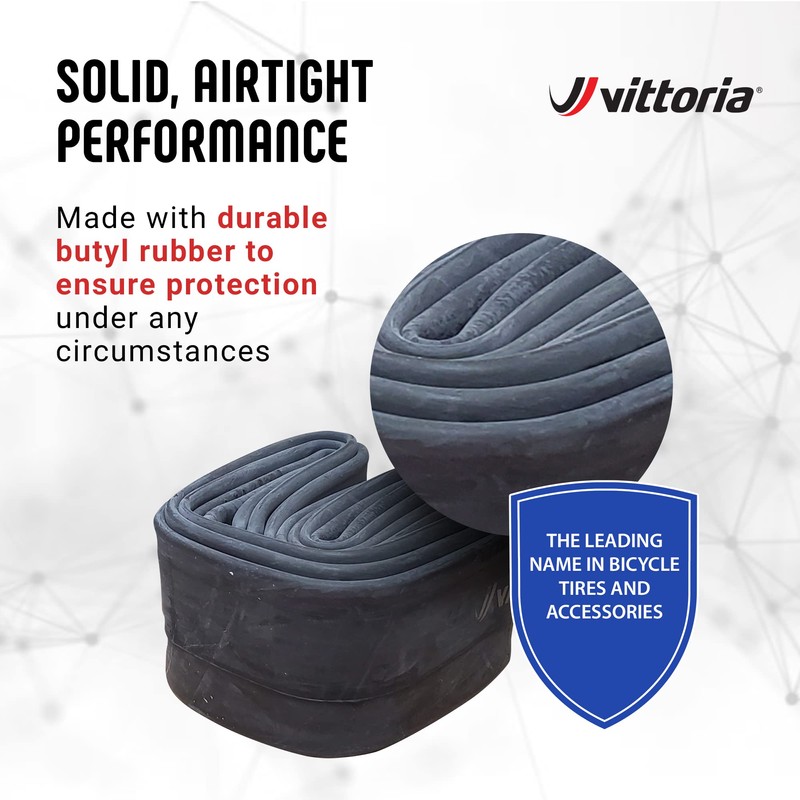 Vittoria Standard Butyl Tubes 700x20/28c (20/28-622) 48mm (FV/RVC) Presta Valve