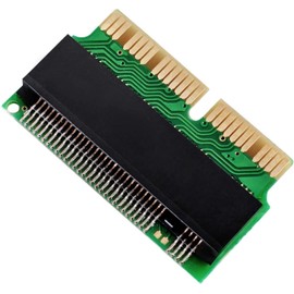 AYMBH M.2 NVMe SSD Adapter for MacBook Air & Pro Retina 2013-2017, 12+16pin M.2 NGFF M-Key SSD Converter, High-Performance Upgrade Kit for Mac Models A1465, A1466, A1502, A1398, Supports macOS 10.13+