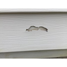 SmartPatch Vinyl Siding Repair Kit: 10 Large Durable Self-Adhesive Patches EASY!