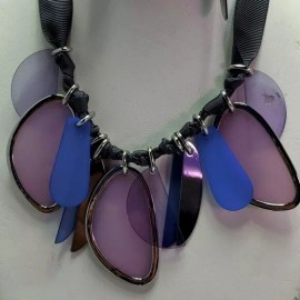 French Connection Multi Color Frontal Necklace and earring set NWT retail $156