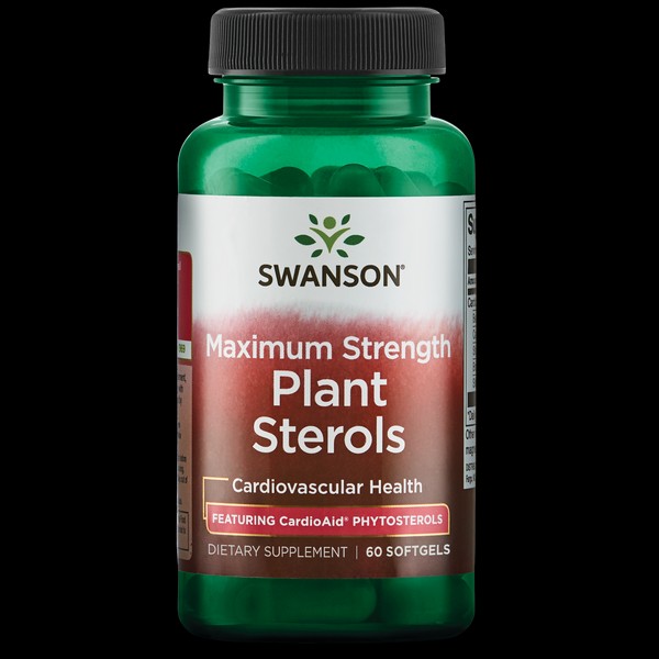 Swanson Maximum Strength Plant Sterols w/ CardioAid Phytosterols, 60 Softgels