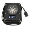 QANYEGN PC Water Cooling Meter, 12V 3Pin G1 4 Thread