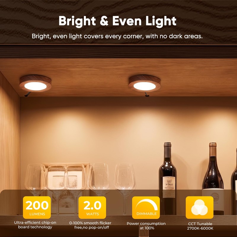 VST LED Smart Under Cabinet Lighting, Alexa Google Home App