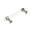 Bitray 5PCS Clear Cabinet Pulls 3.8-inch Hole Center Acrylic Pull
