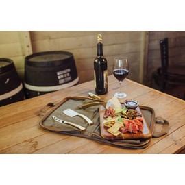 Monterey Travel Cheese Knife Set, (Khaki Green)