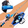 PLUSINNO Kids Fishing Pole, Portable Telescopic Fishing Rod and Reel