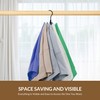 ZEDODIER Space Saving Hangers for Clothes,Rotatable Sturdy Shirt Hangers with