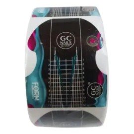 Rollo Forma Escultural Para Uñas Acrílicas 500 Pzs. Gc Nail                                                                                           