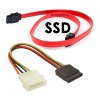 Par De Cables Sata 3 Iii 6 Gb/s Poder Y