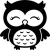 Cute Wise Owl Bird Animal Vinyl Decal Sticker for Car/Window/Wall