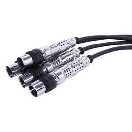 Ignition Cable Set Ignition Cable Ignition Cable Ignition Coil Ignition Cable Set for Touran Golf 5 Plus Golf 6 Beetle Caddy Polo A1 8X A3 8P Altea Ibiza Leon Toledo Fabia Octa-via Rapid Roomster 1.2
