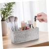 NOLITOY Luxury Bling Makeup Storage Box Compartment Organizer Brush Holder