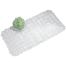 JDYYICZ Pebble Non-Slip Suction Bath Mat for Shower, Bathtub - Clear