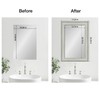 Amanti Art Bathroom Mirror Makeover Frame Border Kit - Fits
