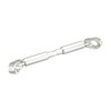 Kitaco 619-9010060 Handle Brace (Silver), Adjustable Length (Approx. 6.9 -