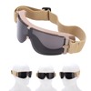 Military Goggles Impact Resistant and Breathable Outdoor Protective Glasses for