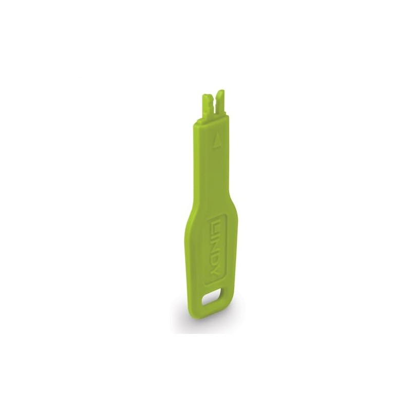 LINDY RJ45 Port Blocker Key, Green