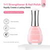 SAVILAND Nail Strengthener: Sheer Pink Natural Concealer Foundation Polish Nail