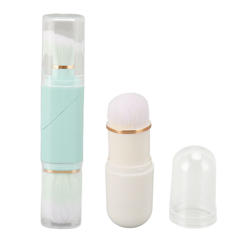 Capsule Makeup Brush Double Ended Telescopic Powder Brush Travel Size
