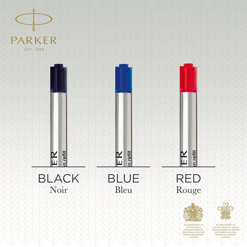 Parker Ballpoint Pen Refills | Medium Point | Blue QUINKflow
