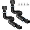 Rodnsurw 2 Pack Flexible Rain Gutter Downspout Extensions,Drain Downspout Extender,Gutter