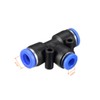 sourcing map Plastic Tee Push to Connect Tube Fittings 5/16"