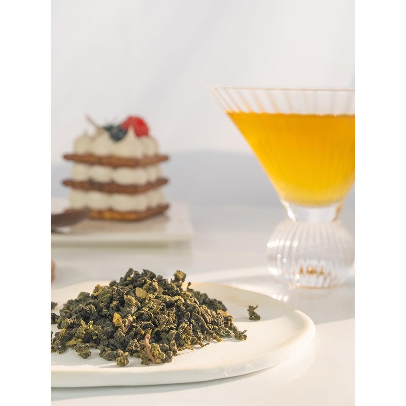 TeeLux Peach Oolong Tea, White Peach Oolong Loose Leaf Tea,