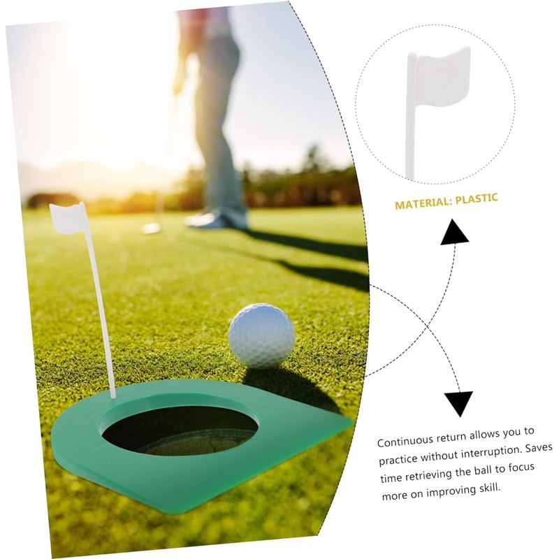 WADY 2pcs Golf Putting, Golfs Practice Hole,Golf Putting Cup and