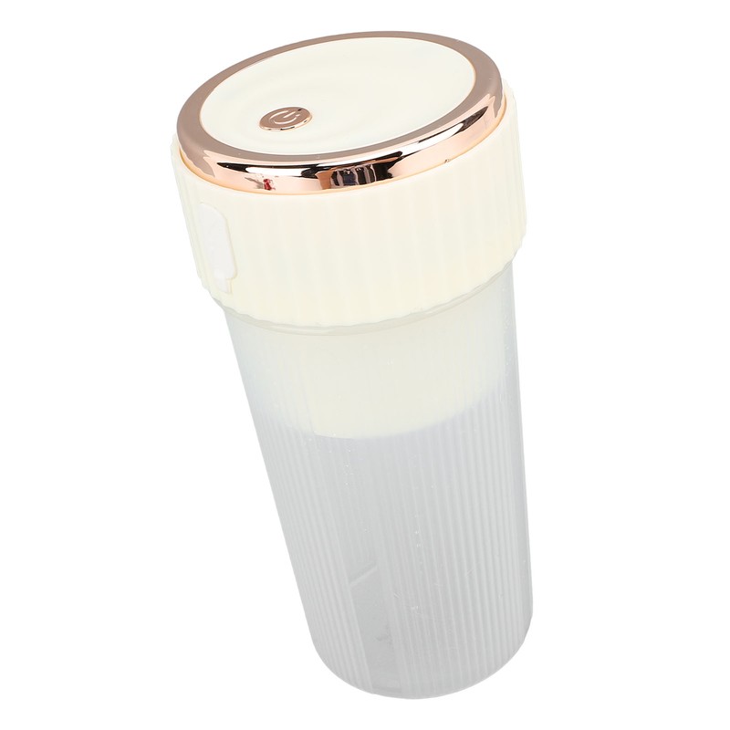 Blender Cup Beige 300ml 1500mAh USB Rechargeable Cordless 22000rpm Smoothie