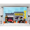 Auto Repair Shop Boys Birthday Party Photography Backdrop Automobile Mechanic