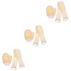 Minkissy 3 Sets Body Wash Mitts Back Scrubber Exfoliating Loofah