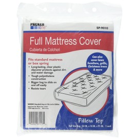 SCHWARZ SUPPLY SOURCE 54" X 10" X 86" Packer One Full Mattress Cover Excellent Way to Keep Your Mattress & Other Large Items Clean, 54" by 10" by 86"