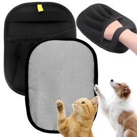 Woleigiao 2 PCS Pet Hair Remover Glove Reusable cat and Dog Hair Remover Static dehairing Gloves for Sofas, Furniture, Carpets, car Seats, pet Grooming cat and Dog dehairing Tools