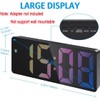 Digital Alarm Clock, LED Clock for Bedroom, Electronic Desktop Clock