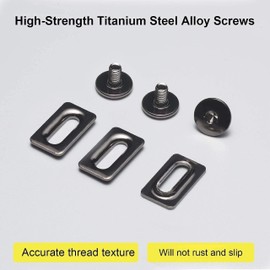 Gaipay Bike Cleats Compatible with Shimano SPD-SL Pedals - SM-SH10 SH11 SH12 Road Cycling Cleats - Anti-Slip, Durable, Titanium Steel Screws