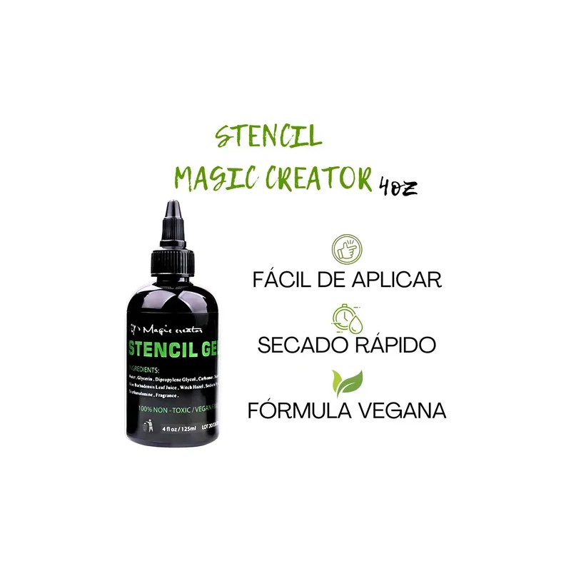 Pega Stencil Gel Transfer Hectográfico De Tatuaje 4oz 125ml
