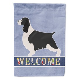 Caroline's Treasures BB8273GF English Springer Spaniel Welcome Flag Garden Size, Small, Multicolor