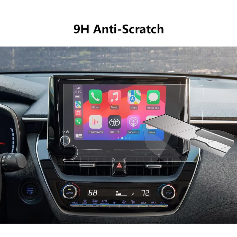 2026 Corolla Tempered Glass Screen Protector For 2023-2025 2026 Toyota